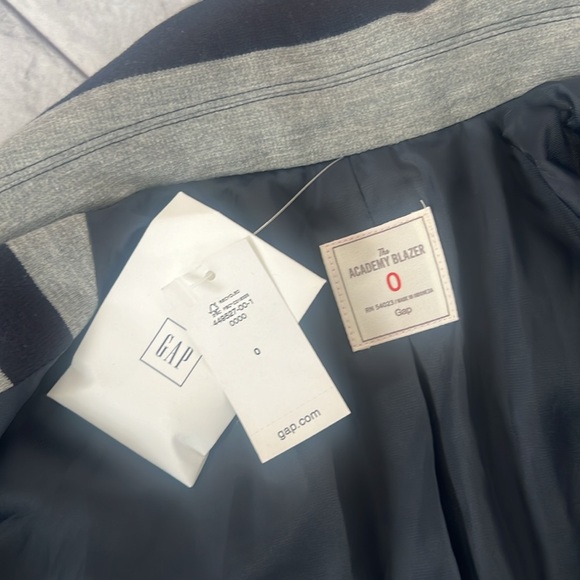 NWT Gap the Academy blazer striped size 0 - Picture 8 of 11